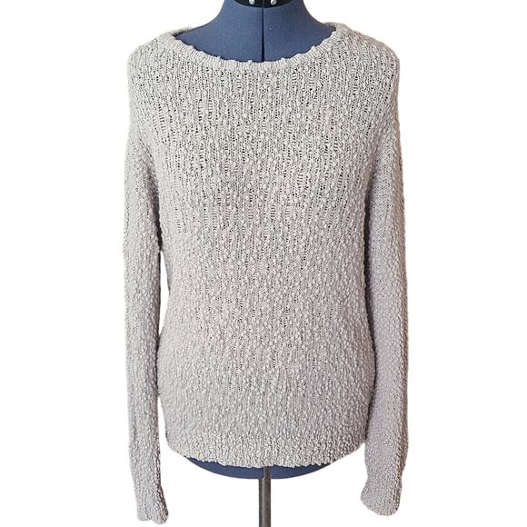 Lane Bryant cotton loose weave popcorn knit sweater 14/16 - Picture 1 of 12